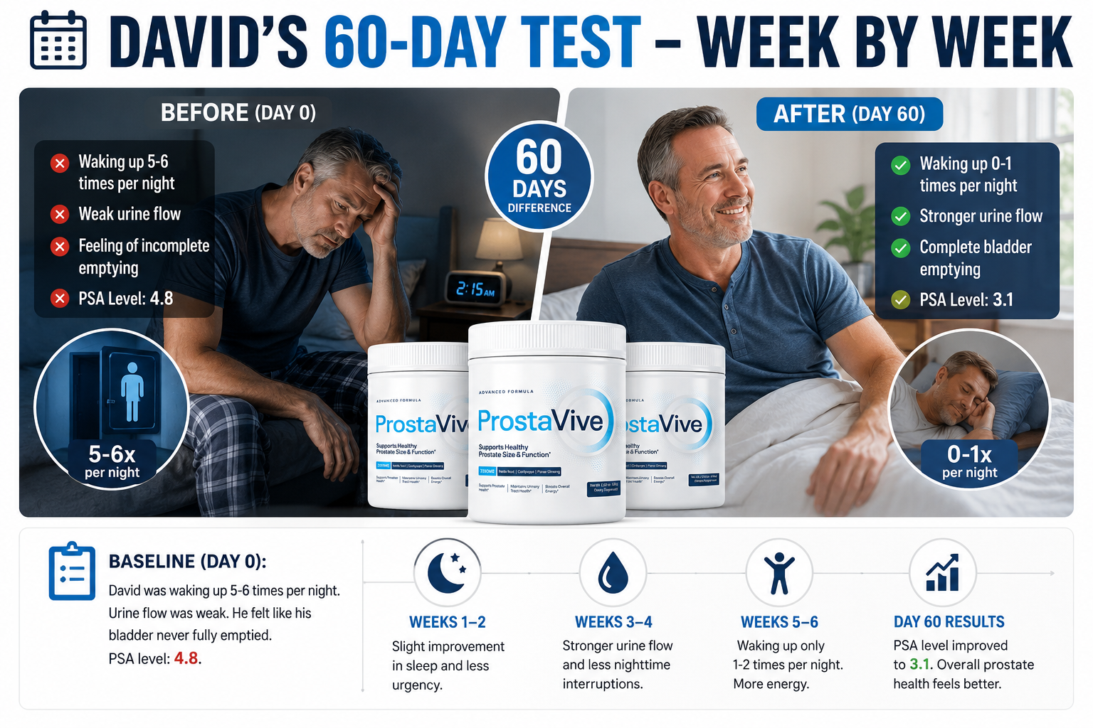 ProstaVive Reviews 2026 - David's 60-Day Test Results