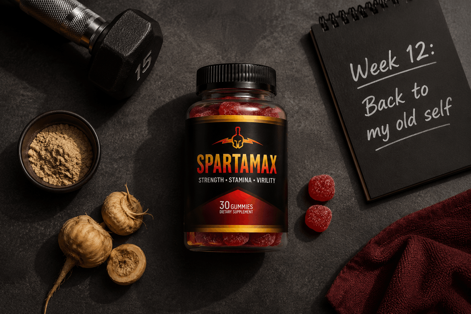 Spartamax male vitality gummies bottle - Spartamax Reviews 2026 90-day performance test results